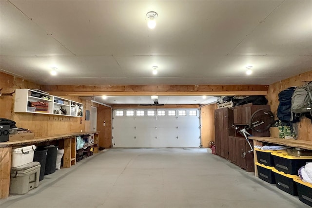 412 Mill St, Sheridan, MT 59749 - garage with wood walls