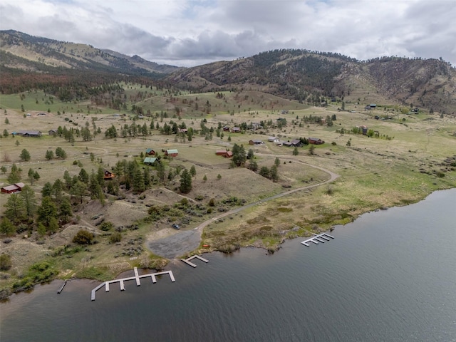 8436 American Bar Rd, Helena, MT 59602 - mountain view featuring a large body of water and rural landscape