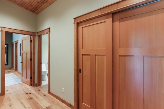 318 Mt Highway 56, Noxon, MT 59853 - hallway featuring light wood-style floors and baseboards