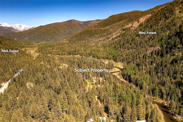 318 Mt Highway 56, Noxon, MT 59853 - view of mountain background with a heavily wooded area