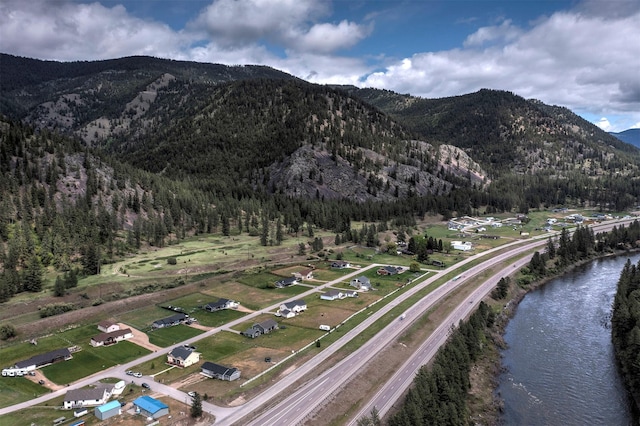 301 Bernie Rd, Alberton, MT 59820 - view of mountain background featuring a nearby body of water and a heavily wooded area
