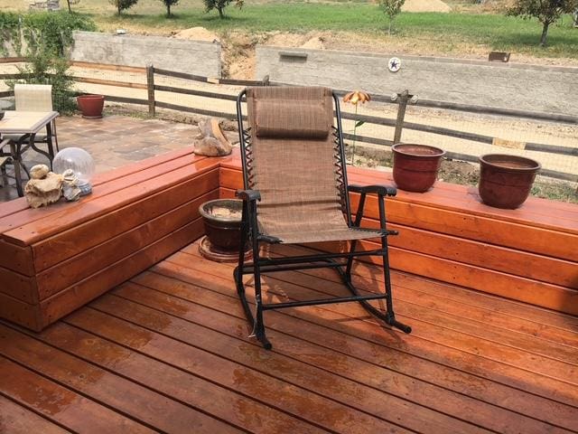 4714 Linhart Ln, Stevensville, MT 59870 - view of deck