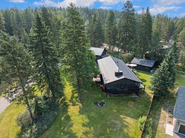135 Sapphire Ct, Whitefish, MT 59937 - view of subject property featuring a heavily wooded area