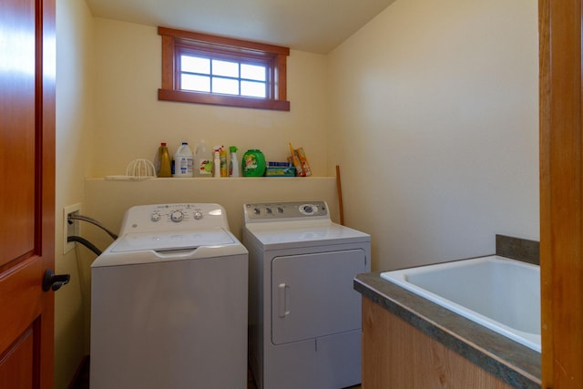 34520 Rocky Point Rd, Polson, MT 59860 - laundry room featuring separate washer and dryer