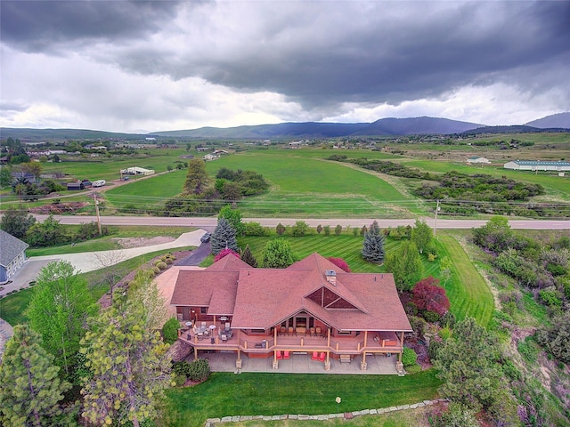 34520 Rocky Point Rd, Polson, MT 59860 - aerial view of sparsely populated area featuring mountains