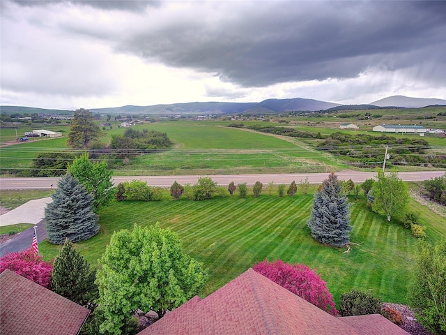 34520 Rocky Point Rd, Polson, MT 59860 - view of mountain background featuring rural landscape