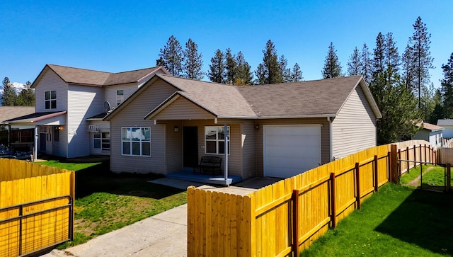 35881 Warbler Dr, Ronan, MT 59864 - view of front of property with a garage, a porch, and a shingled roof