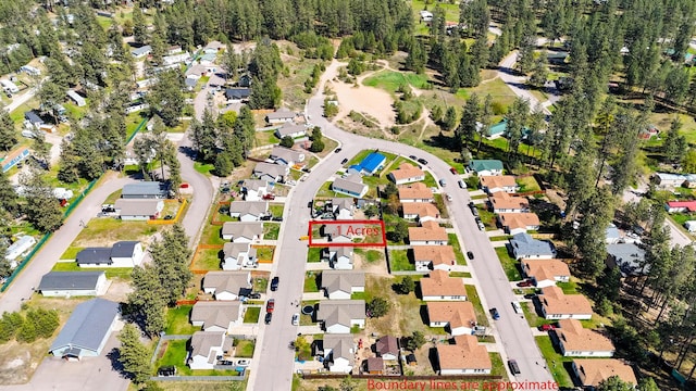 35881 Warbler Dr, Ronan, MT 59864 - aerial perspective of suburban area