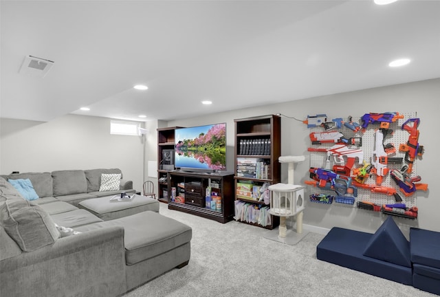 501 23rd Ave NE, Great Falls, MT 59404 - living room with recessed lighting and carpet
