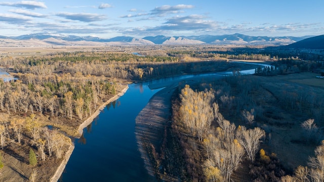 3690 Big Flat Rd, Missoula, MT 59804 - bird's eye view of a water and mountain view