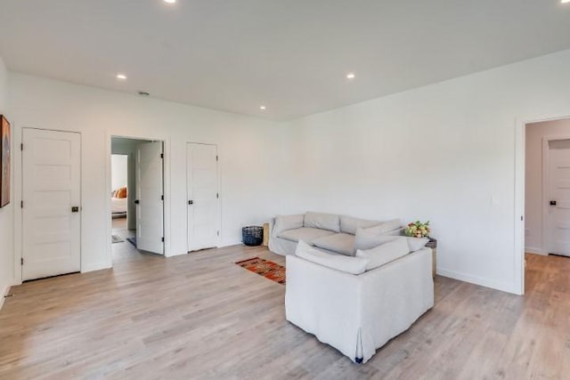 111 Blacktail Loop, Lakeside, MT 59922 - living room with light wood-style flooring and recessed lighting