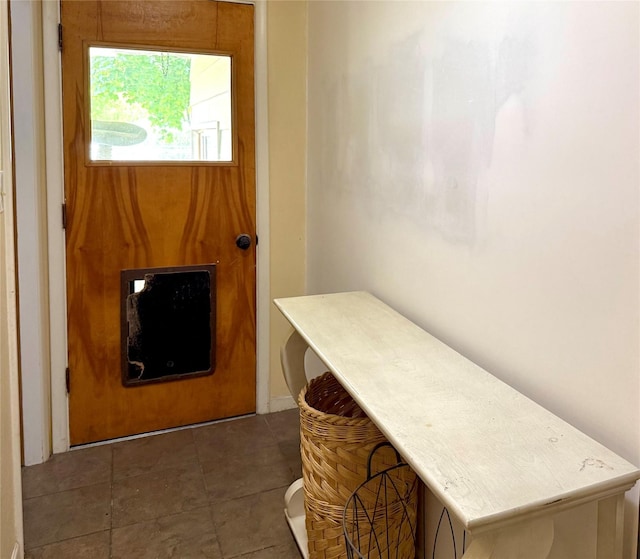 mudroom featuring tile patterned floors