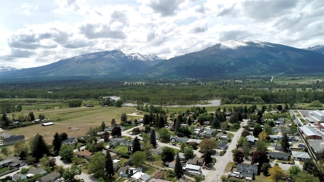 bird's eye view of mountains
