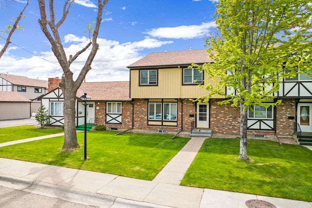 1200 32nd St S Unit 6, Great Falls, MT 59405 - multi unit property with brick siding, a front lawn, and roof with shingles