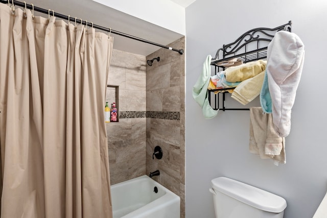 1200 32nd St S Unit 6, Great Falls, MT 59405 - full bathroom with shower / bathtub combination with curtain and toilet