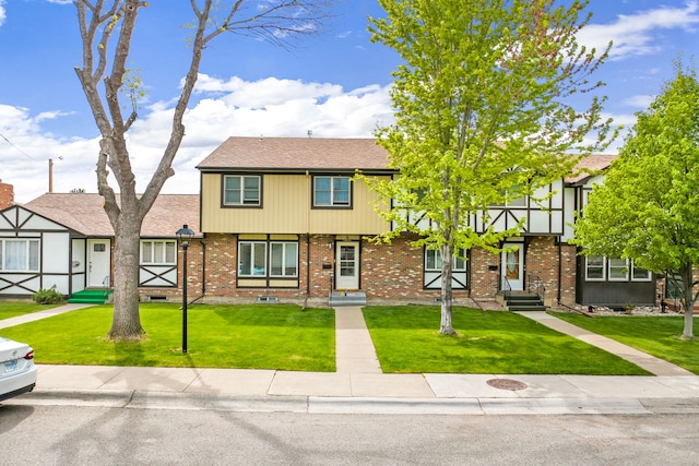 1200 32nd St S Unit 6, Great Falls, MT 59405 - multi unit property with brick siding, a front lawn, and roof with shingles