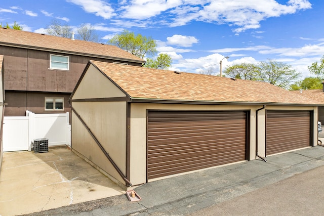 1200 32nd St S Unit 6, Great Falls, MT 59405 - garage with central AC and fence