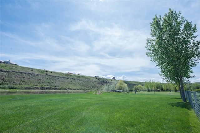 117 Woodland Estates Rd, Great Falls, MT 59404 - view of yard with a water view