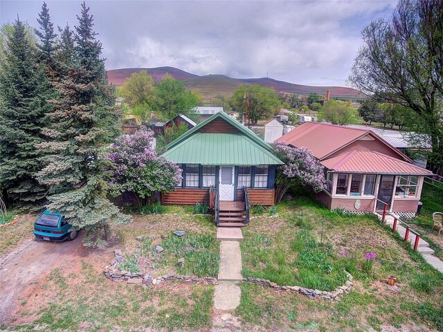 110 N 2nd Ave, Hot Springs, MT 59845 - view of front of home with a mountain view