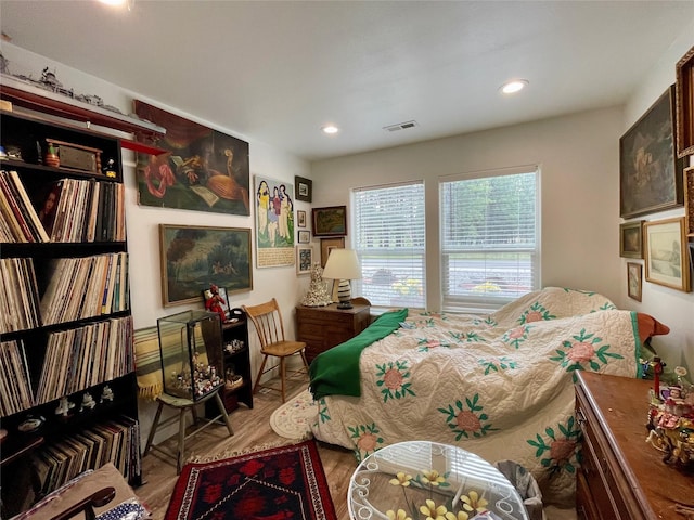 998 Mount Silcox Dr, Thompson Falls, MT 59873 - bedroom featuring wood finished floors and recessed lighting