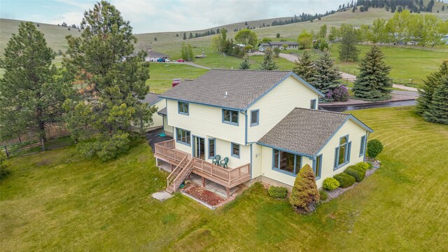 5190 Goodan Ln, Missoula, MT 59808 - view from above of property
