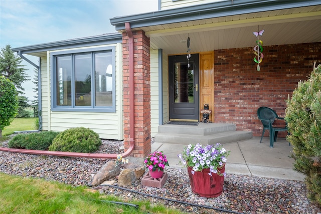 5190 Goodan Ln, Missoula, MT 59808 - entrance to property featuring brick siding