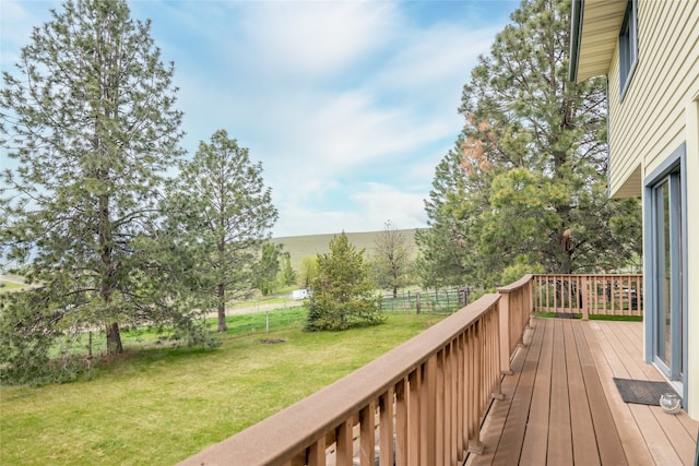 5190 Goodan Ln, Missoula, MT 59808 - view of wooden deck