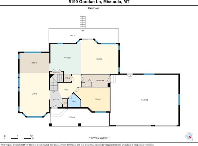 5190 Goodan Ln, Missoula, MT 59808 - home floor plan