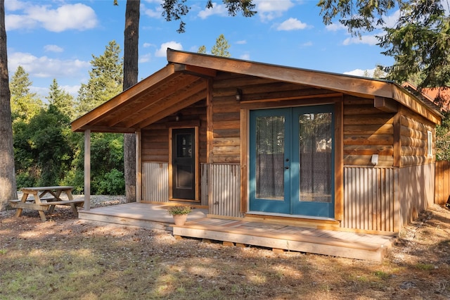 15222 Mt Highway 35, Bigfork, MT 59911 - doorway to property with french doors