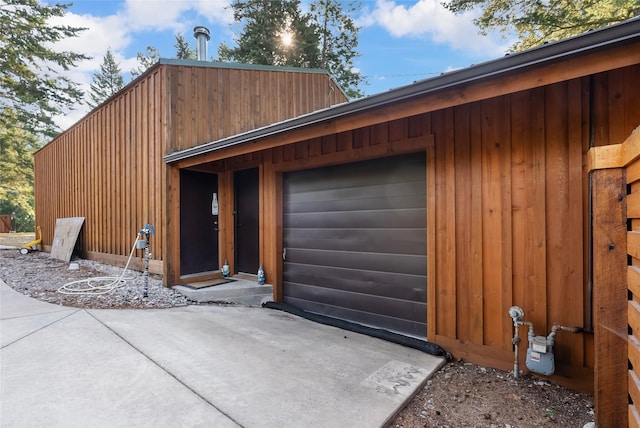 15222 Mt Highway 35, Bigfork, MT 59911 - garage with concrete driveway