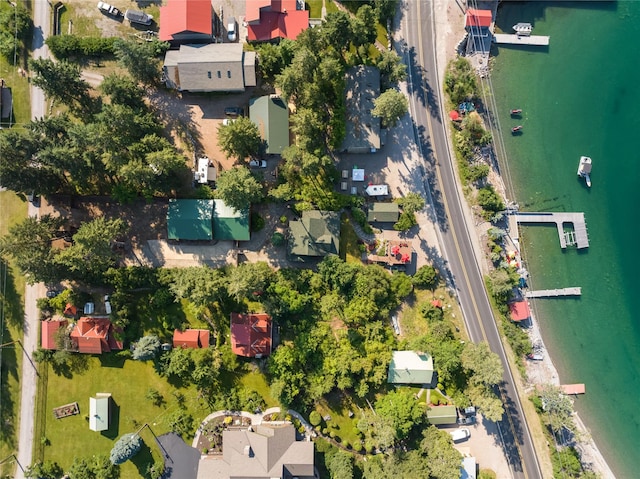 15222 Mt Highway 35, Bigfork, MT 59911 - aerial view of property and surrounding area featuring a nearby body of water