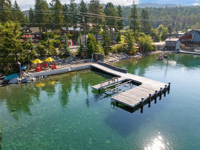 15222 Mt Highway 35, Bigfork, MT 59911 - dock with a water view