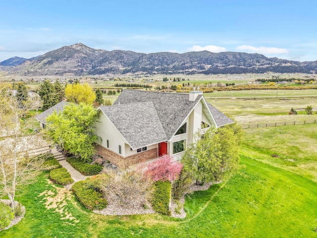 207 Cyprus Dr, Butte, MT 59701 - overview of rural landscape featuring a mountain backdrop