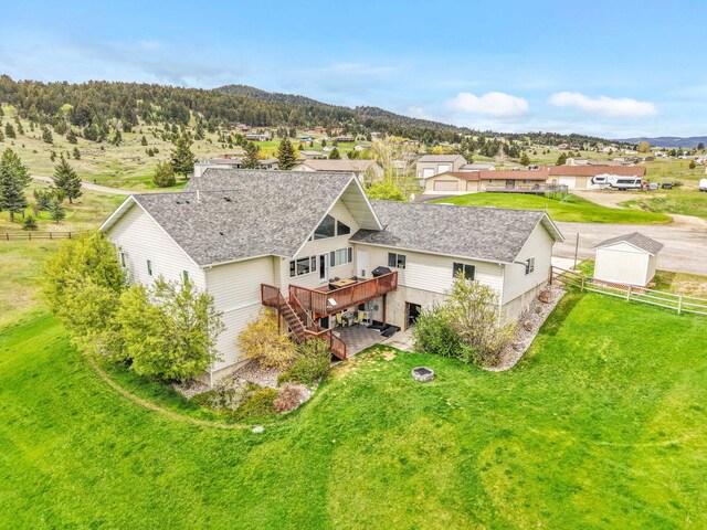 207 Cyprus Dr, Butte, MT 59701 - aerial view of residential area with mountains