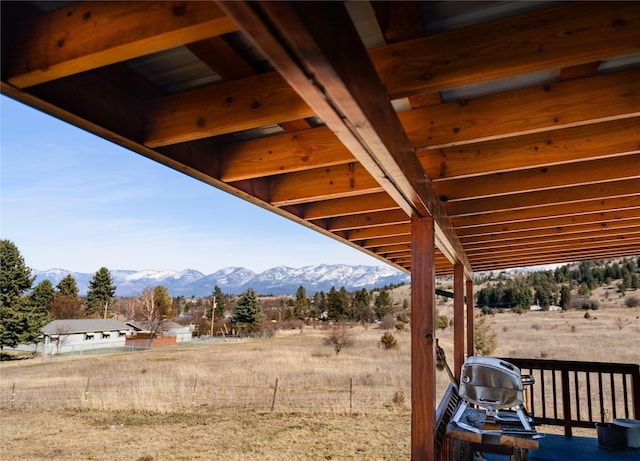1807 1st St E, Polson, MT 59860 - view of yard with a mountain view