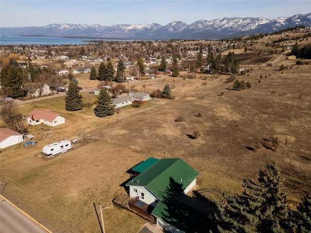1807 1st St E, Polson, MT 59860 - aerial view of a water and mountain view