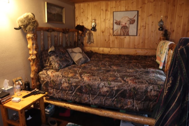 127 Lonely Moose Ln, Alberton, MT 59820 - bedroom featuring wood walls