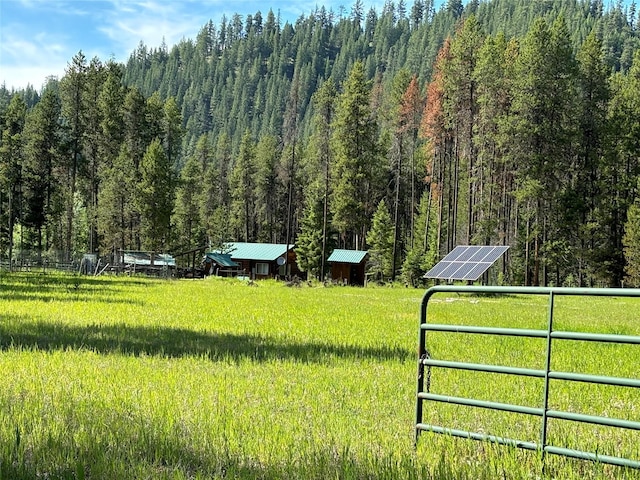 127 Lonely Moose Ln, Alberton, MT 59820 - view of yard with a wooded view