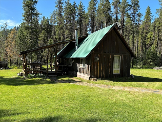 127 Lonely Moose Ln, Alberton, MT 59820 - view of outdoor structure with a forest view
