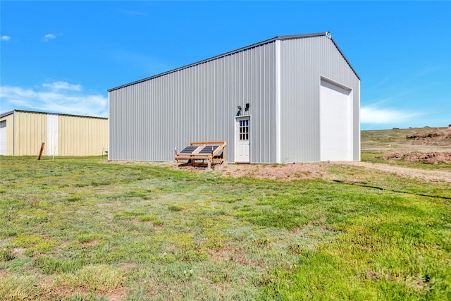 5 Lake Flat Ln, Great Falls, MT 59404 - view of pole building with a yard