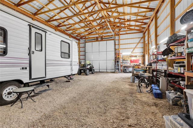 5 Lake Flat Ln, Great Falls, MT 59404 - garage featuring metal wall