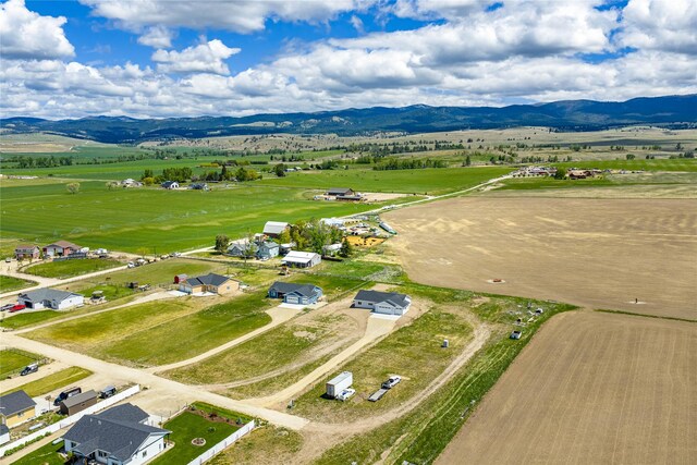 4452 Ludwig Ln, Stevensville, MT 59870 - aerial view of sparsely populated area with a mountainous background