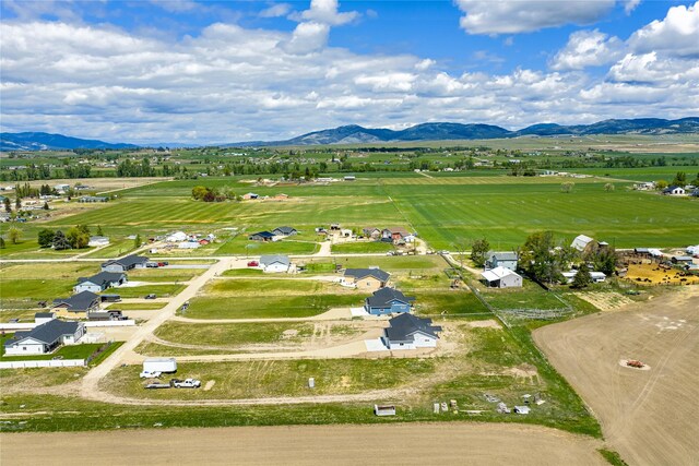 4452 Ludwig Ln, Stevensville, MT 59870 - aerial view of sparsely populated area with mountains