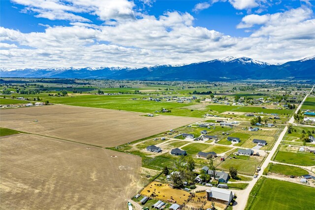 4452 Ludwig Ln, Stevensville, MT 59870 - drone / aerial view of a mountain backdrop