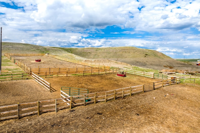 49 Embry Ln, Great Falls, MT 59404 - view of yard featuring a view of countryside