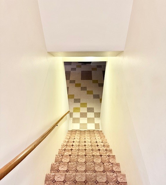 view of staircase