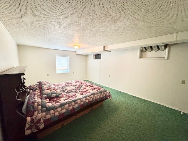 bedroom with carpet flooring