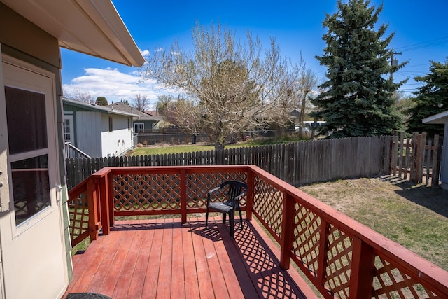 1827 Hollins Ave, Helena, MT 59601 - view of wooden deck