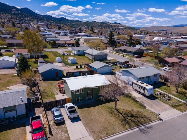 1827 Hollins Ave, Helena, MT 59601 - aerial view of residential area with a mountainous background