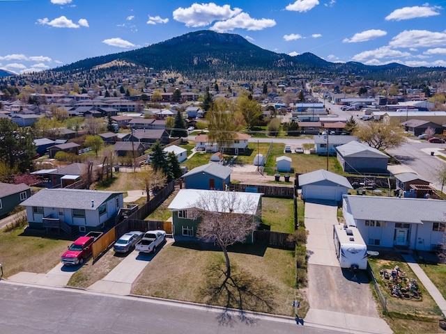 1827 Hollins Ave, Helena, MT 59601 - aerial view of residential area featuring a mountain backdrop